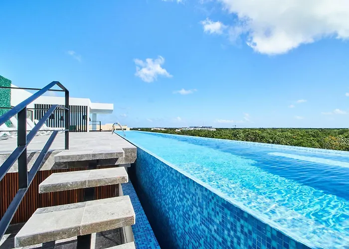 Luxury 2 Story Penthouse With Private Pool, Gym & Rooftop * Tulum