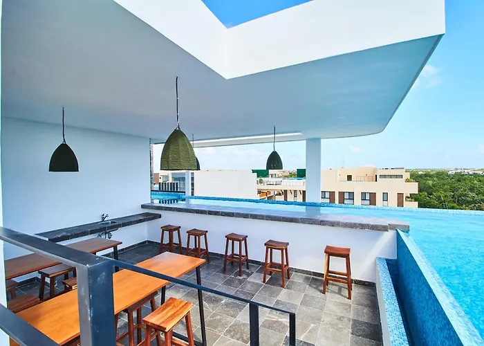Luxury 2 Story Penthouse With Private Pool, Gym & Rooftop Apartamento Tulum